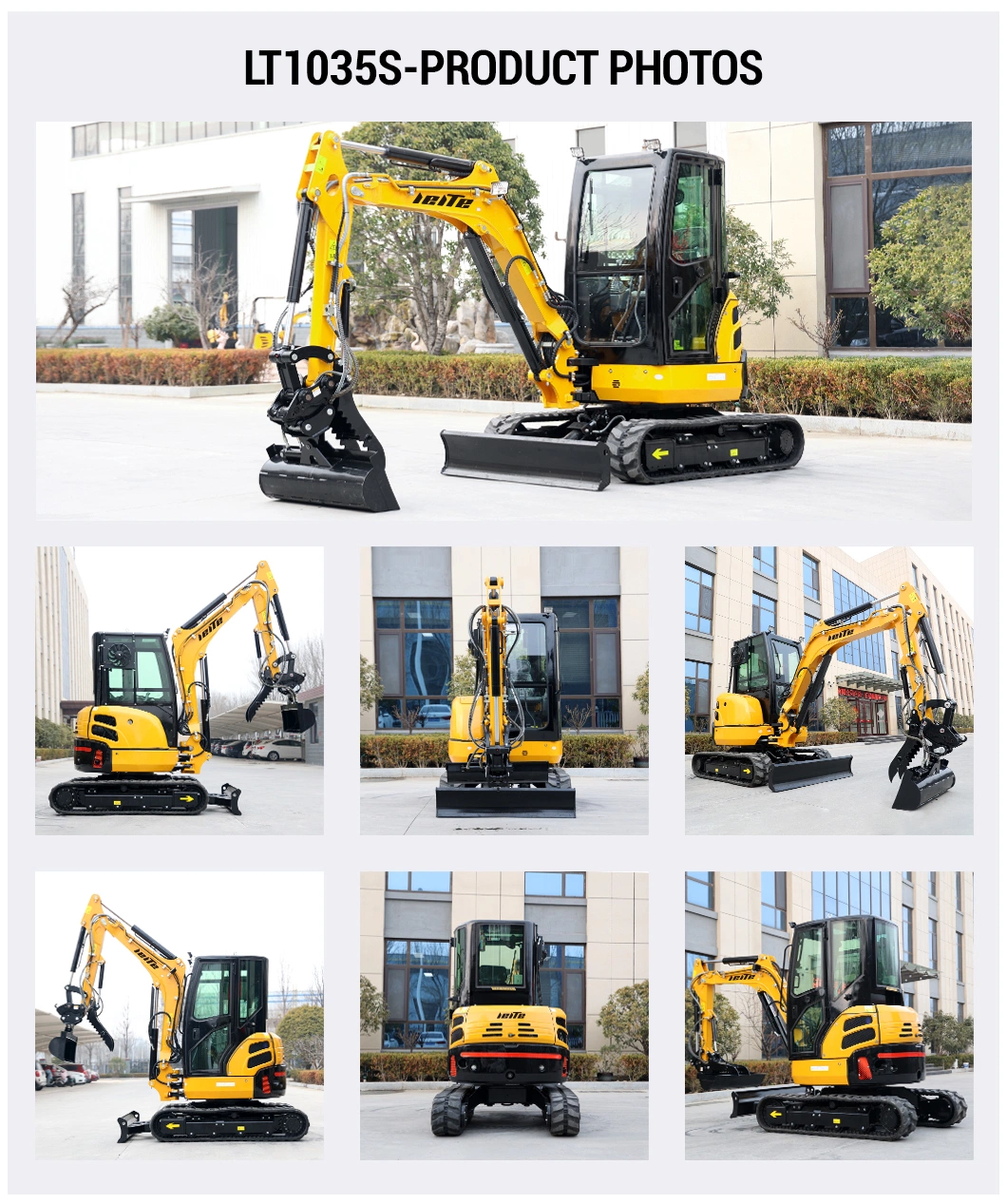 China Manufacturer Wholesale Euro 5/EPA 1.8ton Crawler Excavators 1ton 2 Ton 3 Ton Small Micro Digger Kubota Hydraulic Bagger Mini Excavator Price Free Shipping