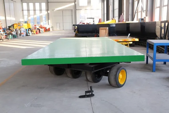 Carro da miniera a pianale piatto per estrazione diretta in fabbrica